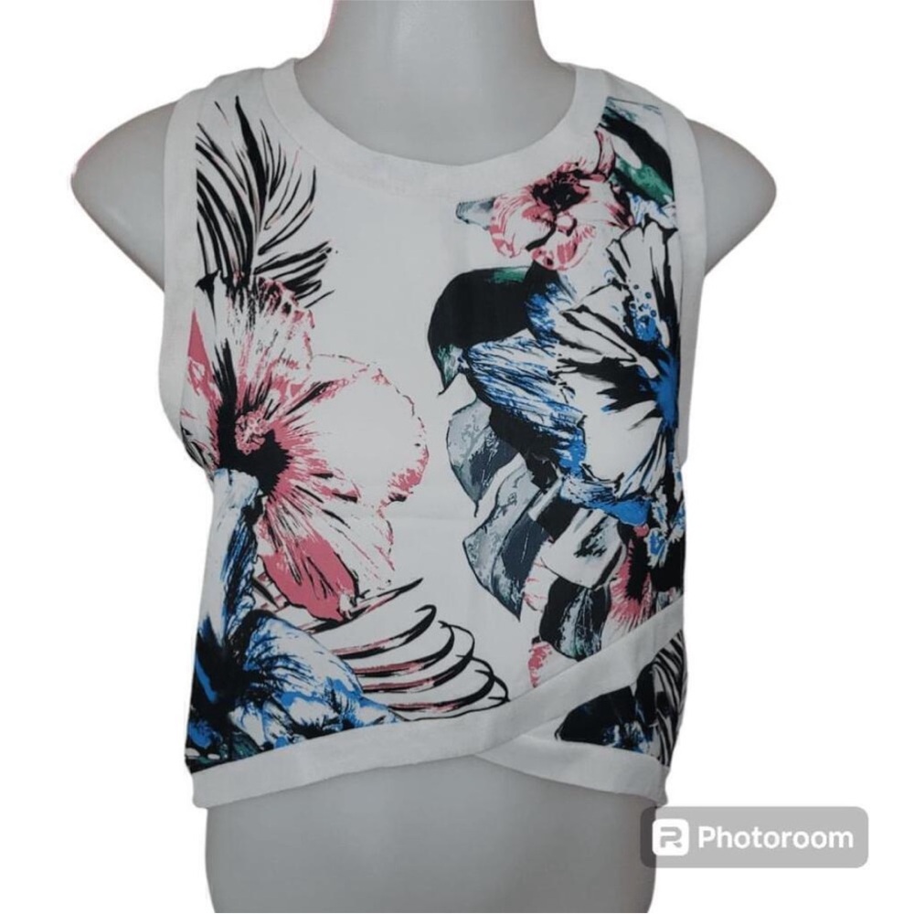 Zara Floral Print Sleeveless Top - Picture 2 of 6